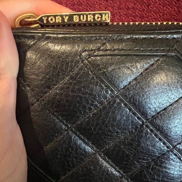 Tory Burch EUC large quilted Wallet Willa zip continental 425 retail - Picture 9 of 10